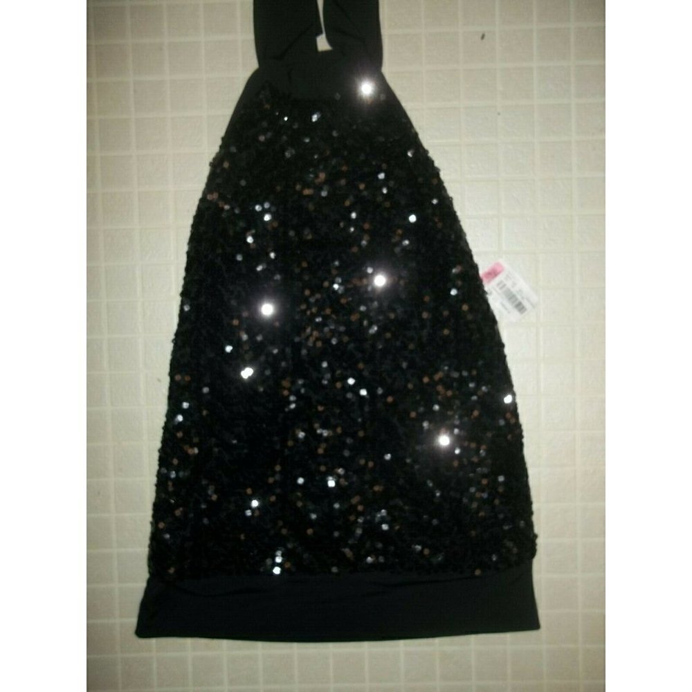 NEW W Tags! FLEURISH Womens Juniors Size Large Shirt Top -Sequins, SRV $29